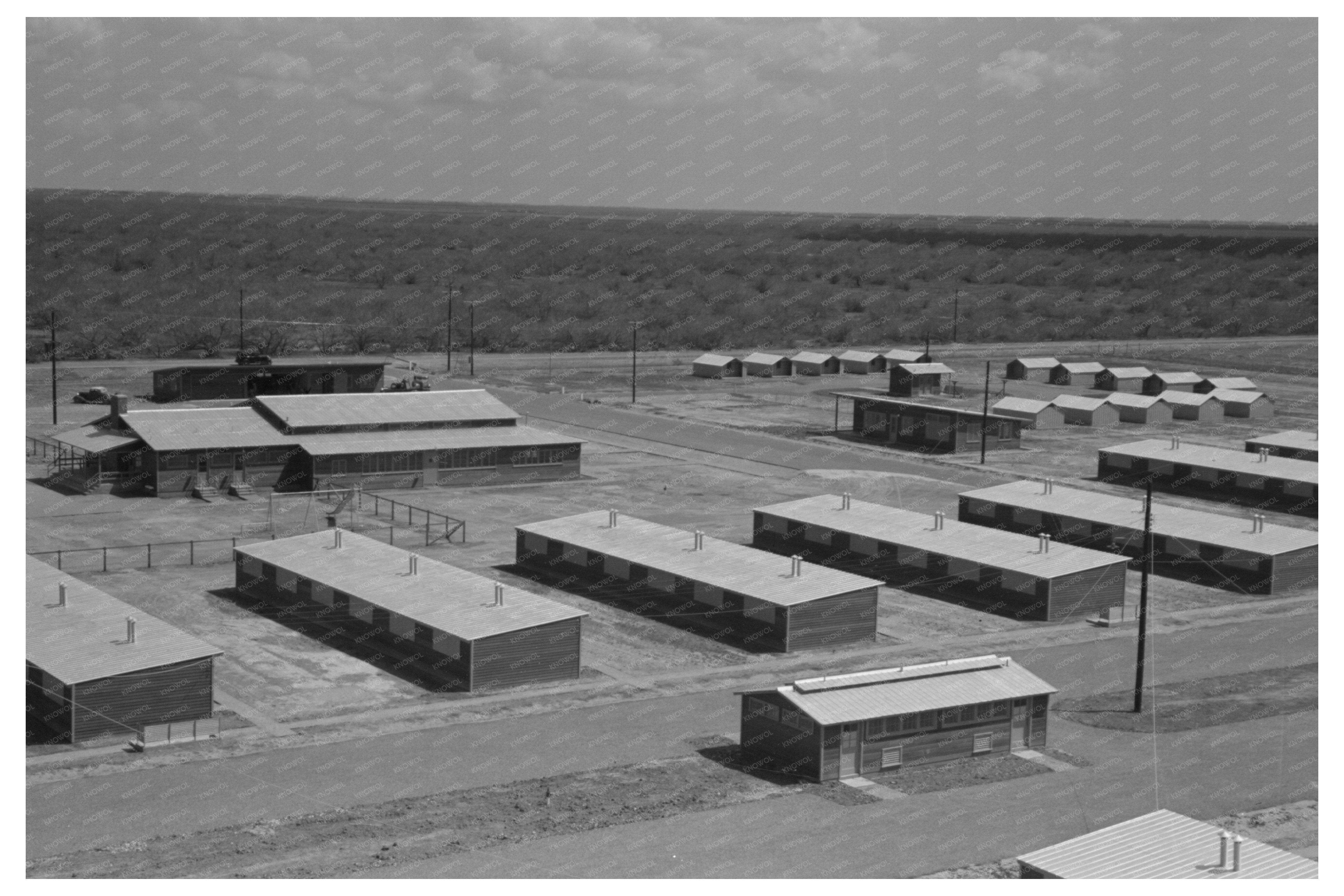 Sinton Texas Migratory Labor Camp Layout March 1940