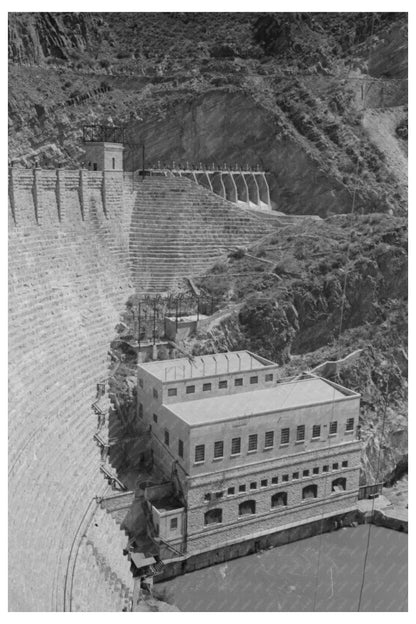 Theodore Roosevelt Dam Powerhouse Vintage Photo 1940