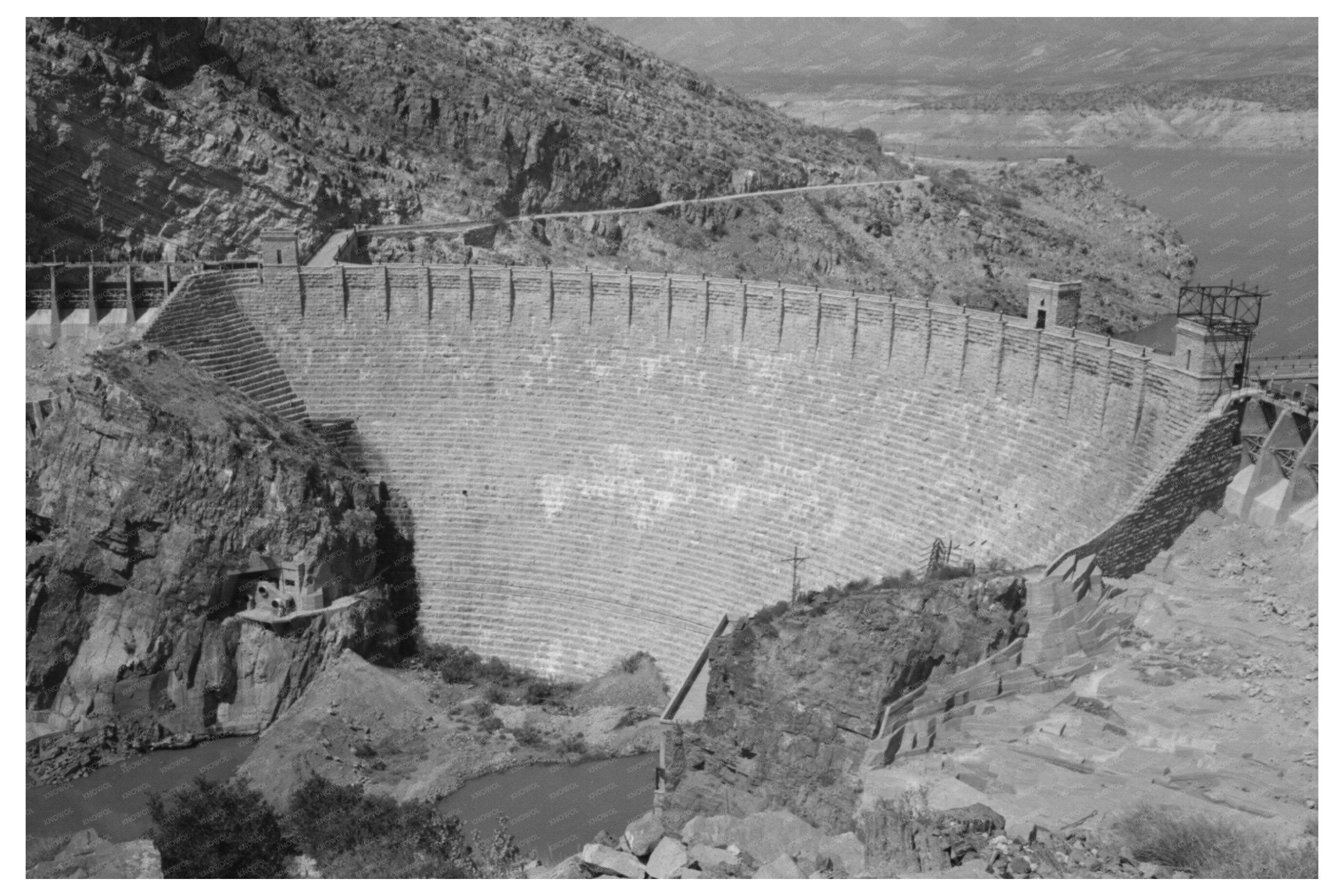Roosevelt Dam Water Management Arizona May 1940