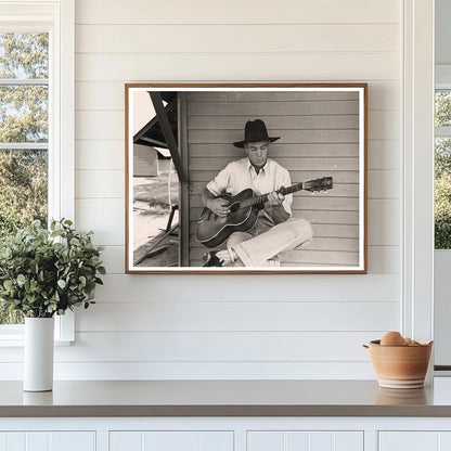 Guitarist at Agua Fria Labor Camp Arizona May 1940