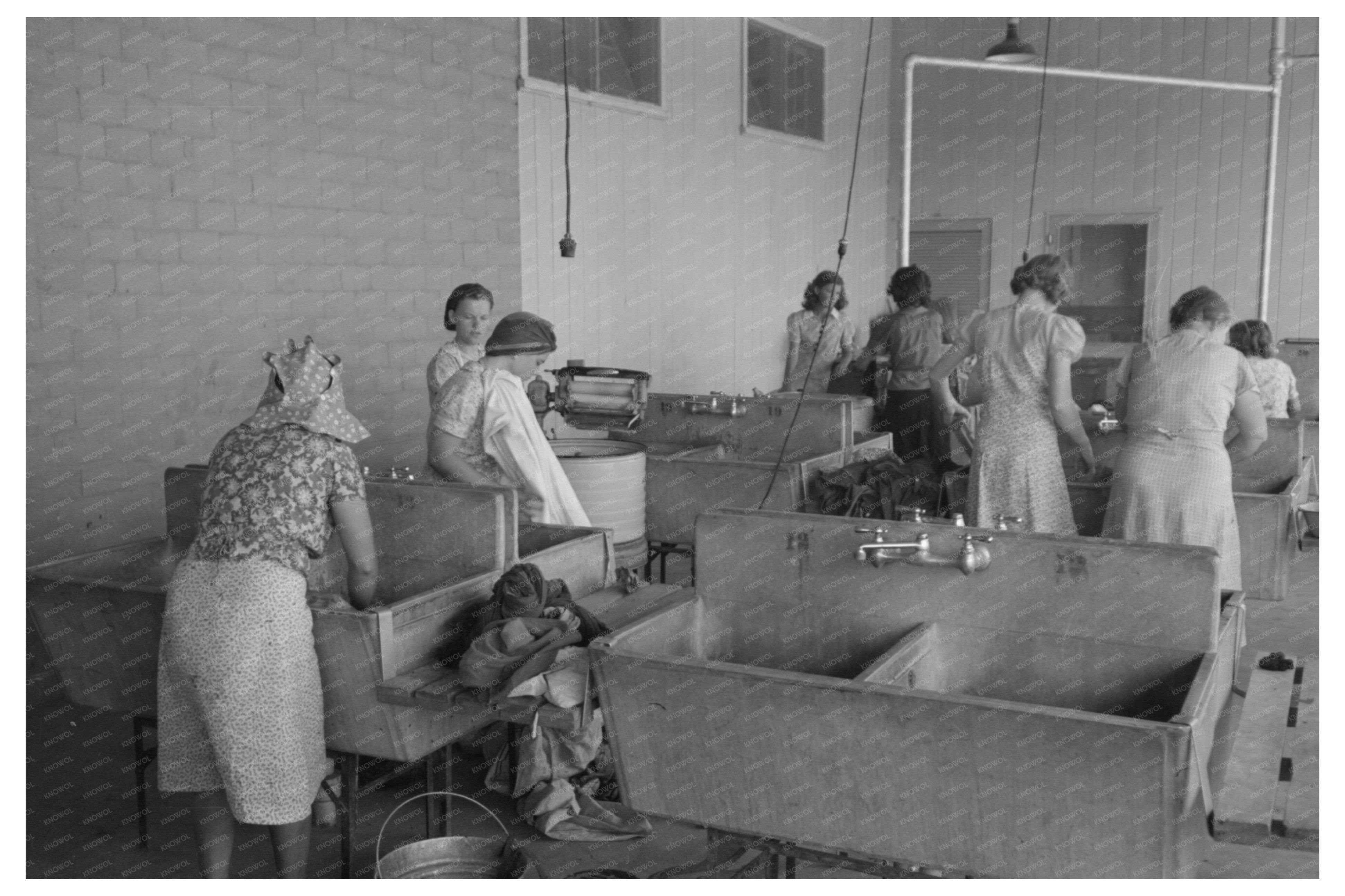 Laundry Room at Agua Fria Labor Camp May 1940