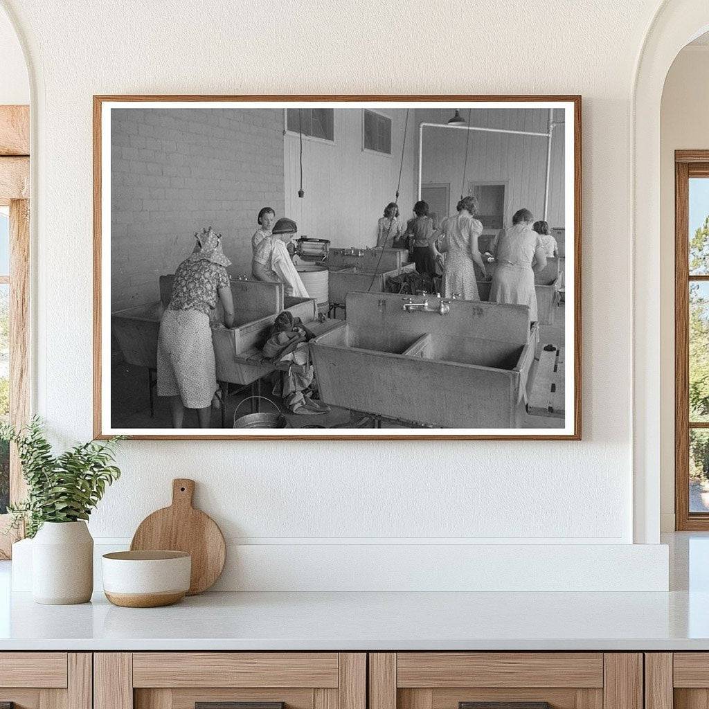 Laundry Room at Agua Fria Labor Camp May 1940