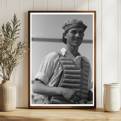 Migratory Laborer in Catchers Uniform Agua Fria 1940