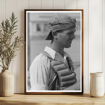 Migratory Laborer in Catchers Uniform Arizona 1940