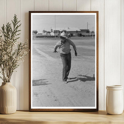 Horseshoes Game at Agua Fria Labor Camp May 1940