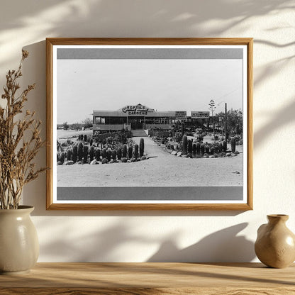 Vintage Roadside Sign for Tourist Court Phoenix 1940