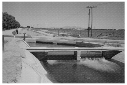 Irrigation Ditch in Maricopa County Arizona 1940