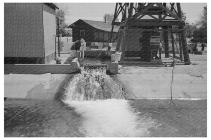 Woman Washing Clothes at Deep Well in Maricopa County 1940