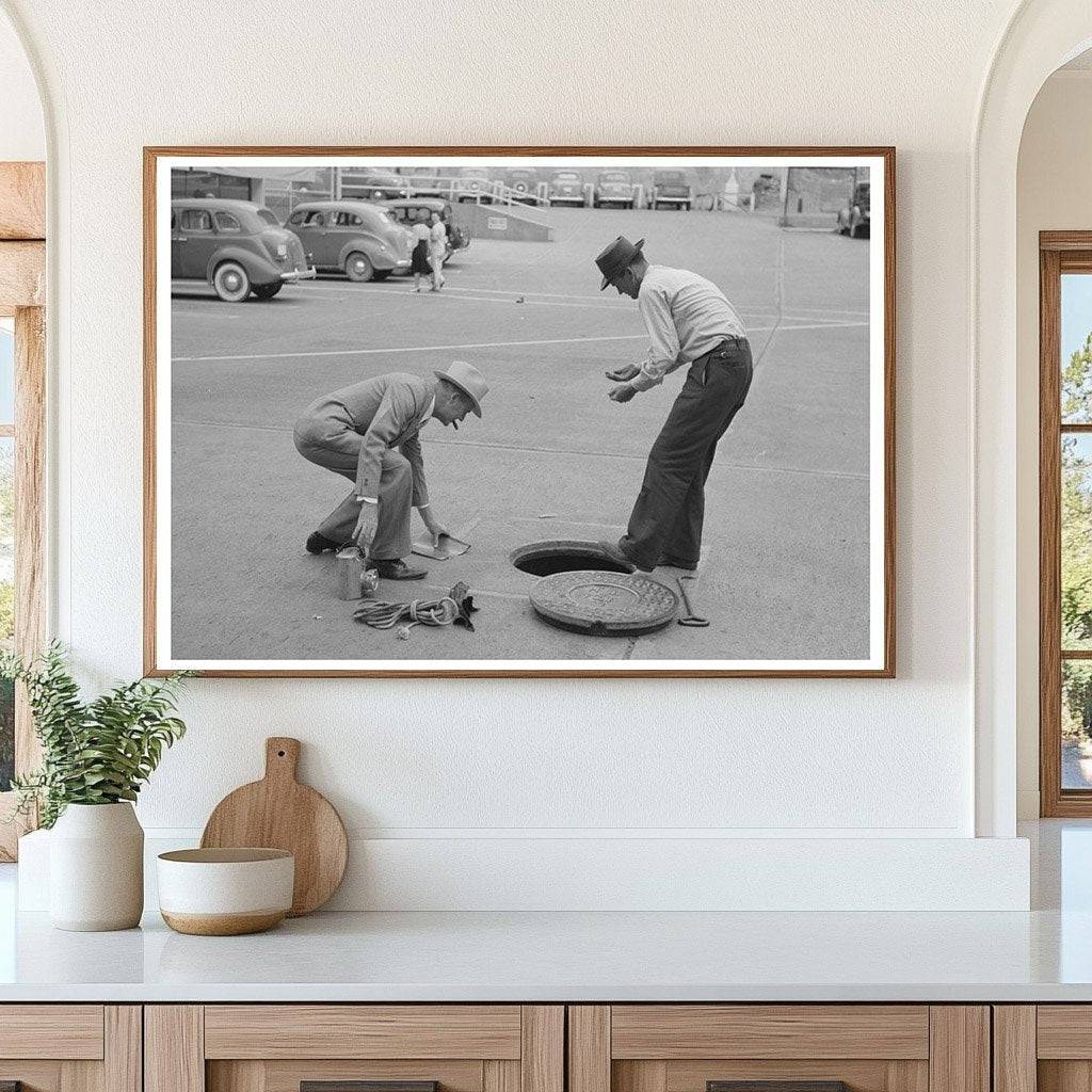 Sewer System Inspection in Bisbee Arizona April 1940