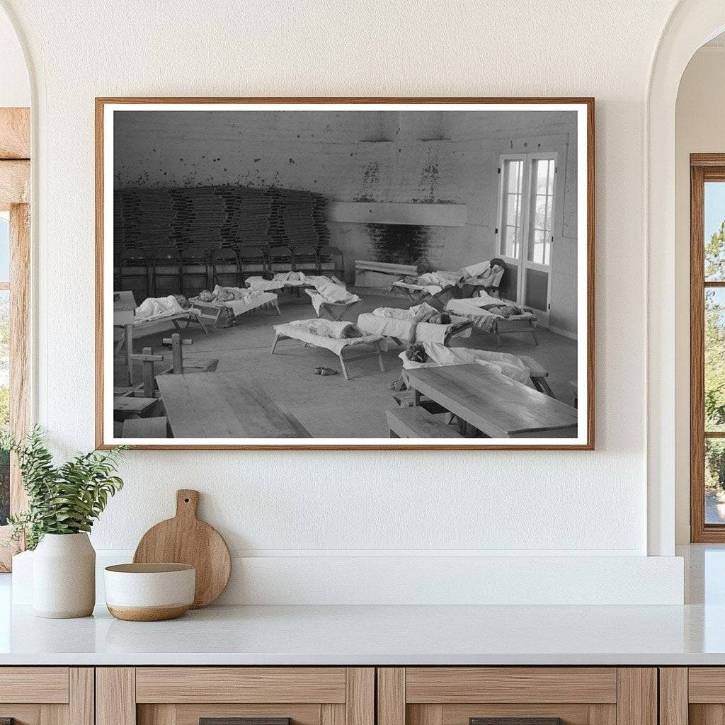 Children Napping at WPA Nursery School Arizona April 1940