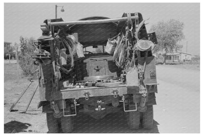 Telephone Lineman Repair Truck Casa Grande Arizona 1940