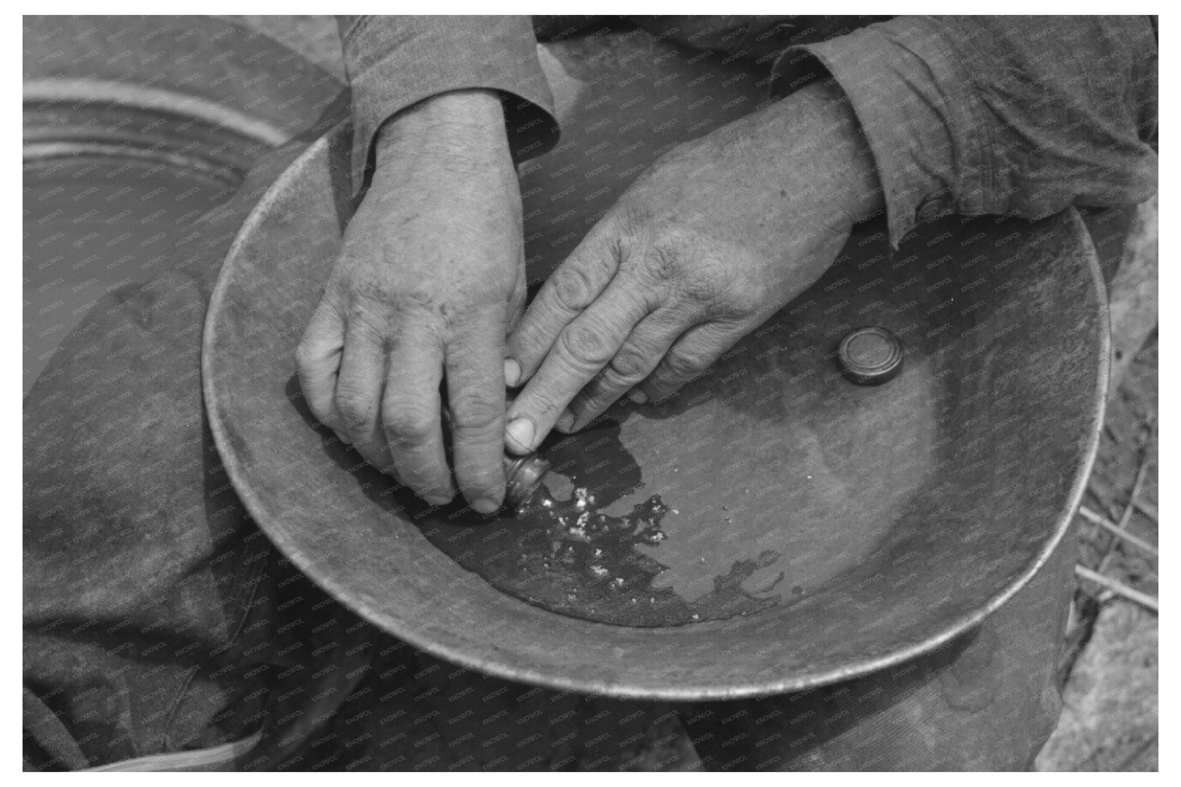 Flour Gold Extraction Process in Pinos Altos 1940