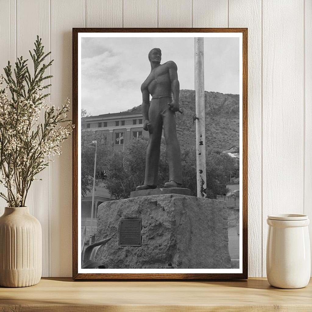 Miners Monument Bisbee Arizona 1940 Vintage Image