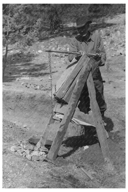 Prospector Operating Papago in Pinos Altos New Mexico 1940