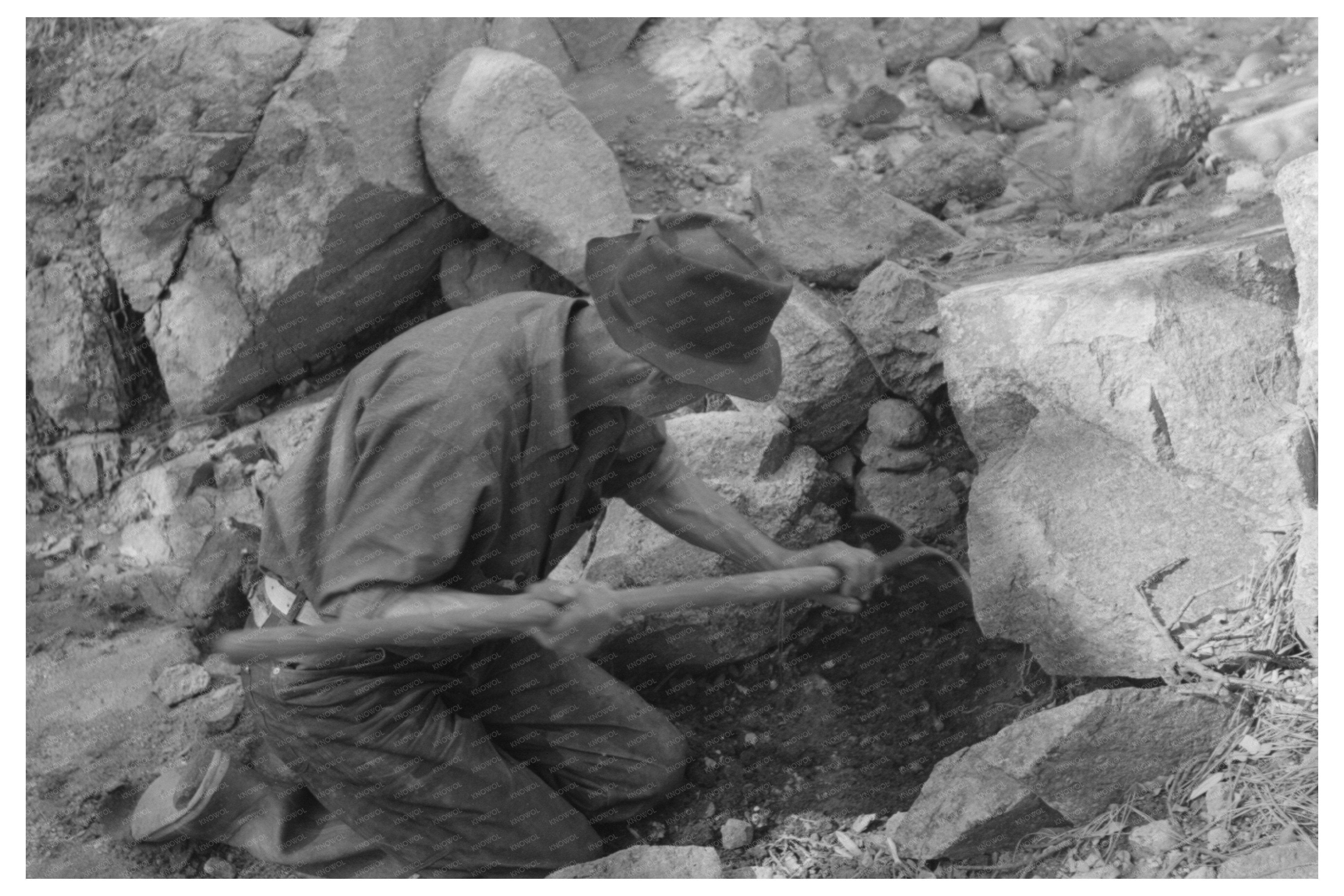 Pinos Altos New Mexico Gold Mining Scene 1940