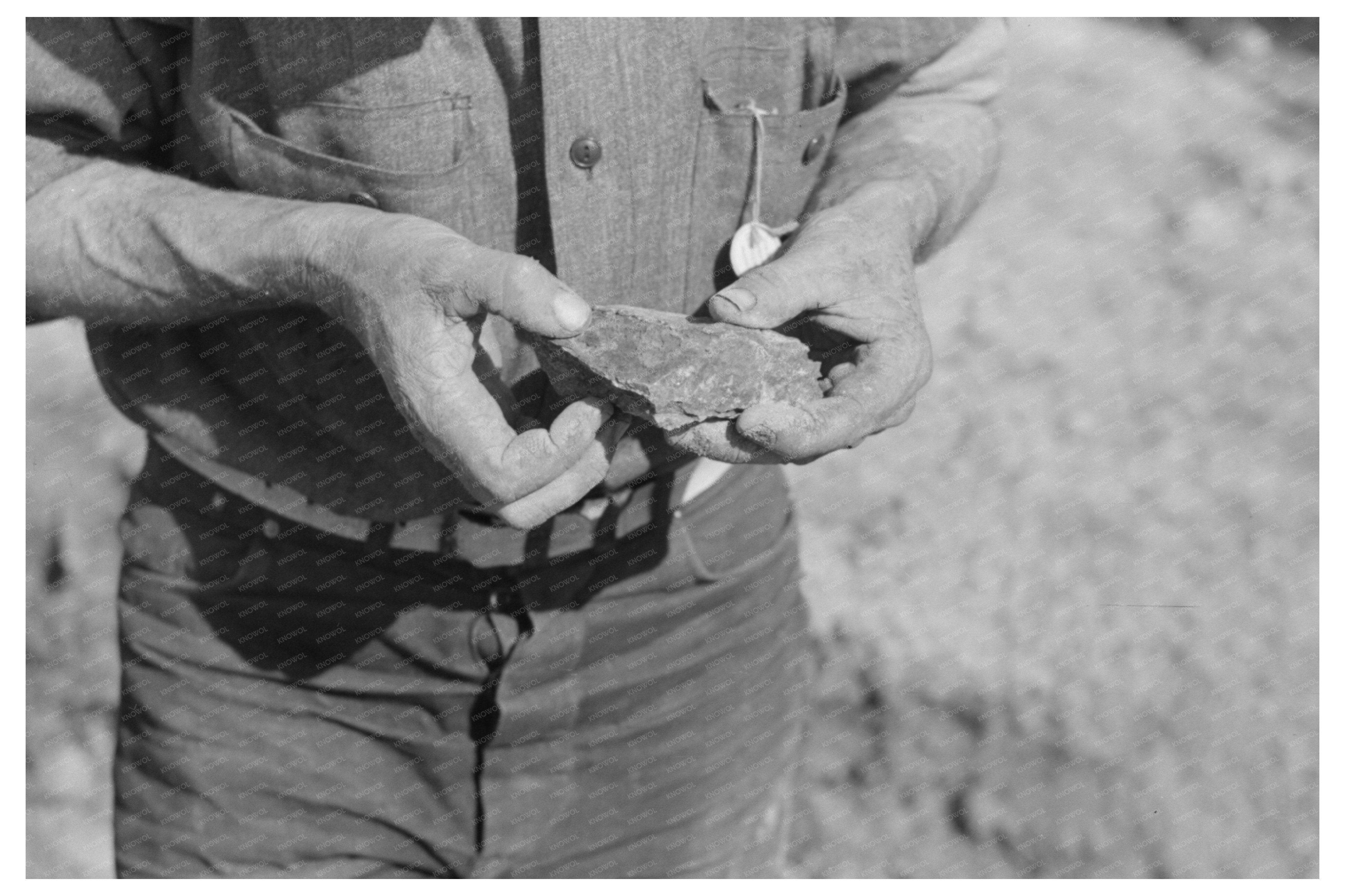 Prospector with Ore in Pinos Altos New Mexico 1940