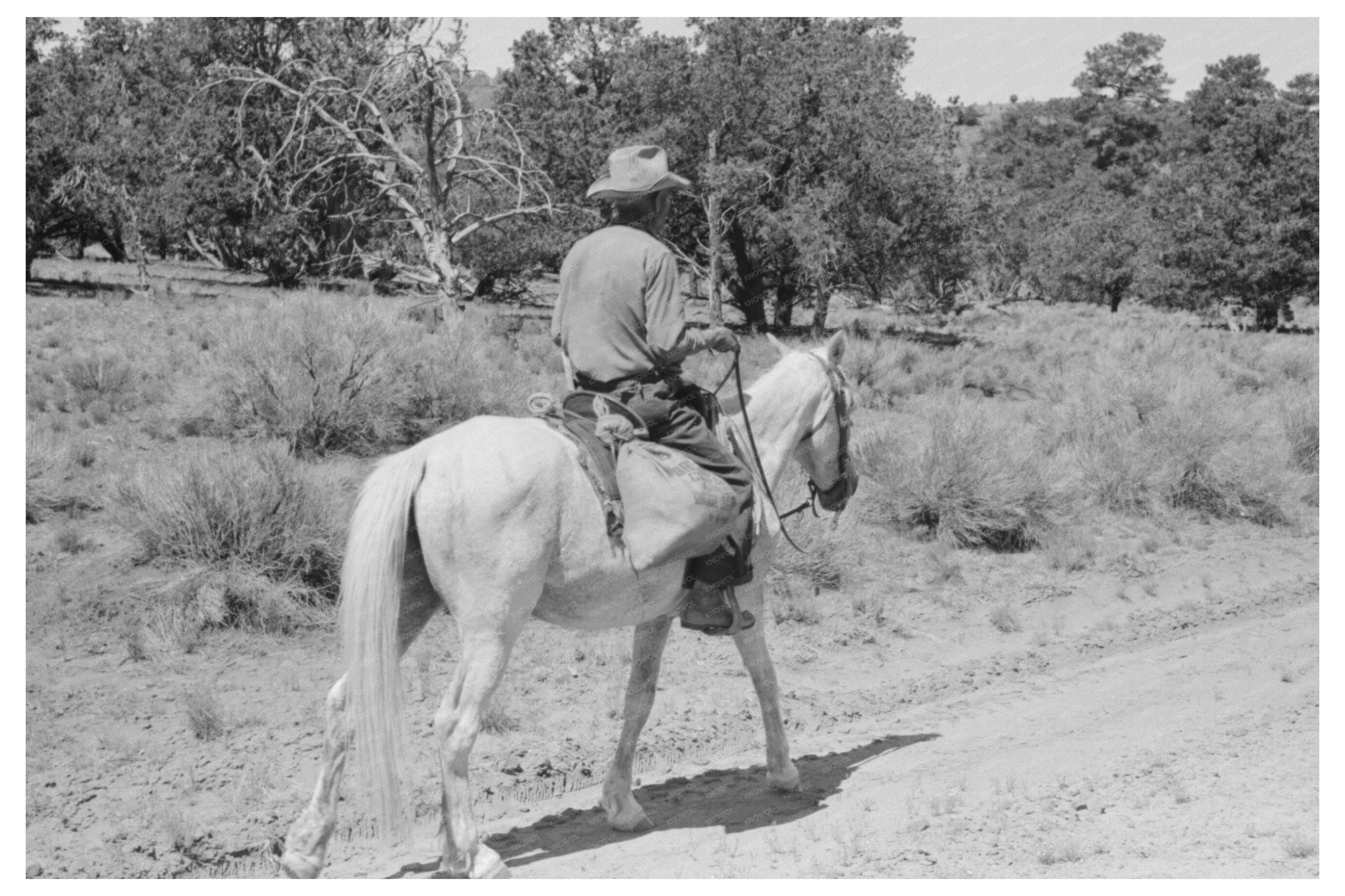 Homesteader Returns to Pie Town New Mexico June 1940
