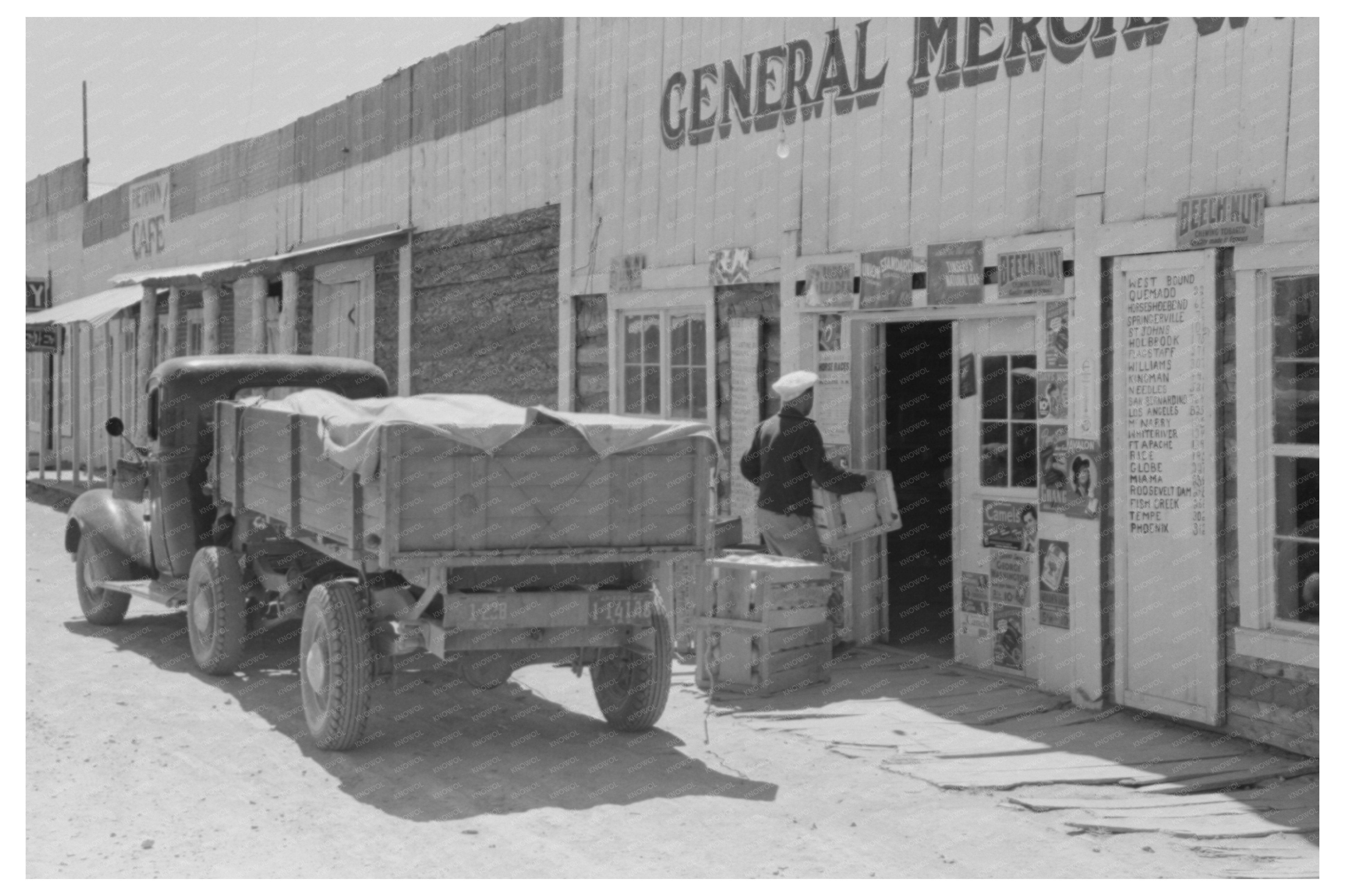 Vintage Fruit and Vegetable Truck in Pie Town 1940