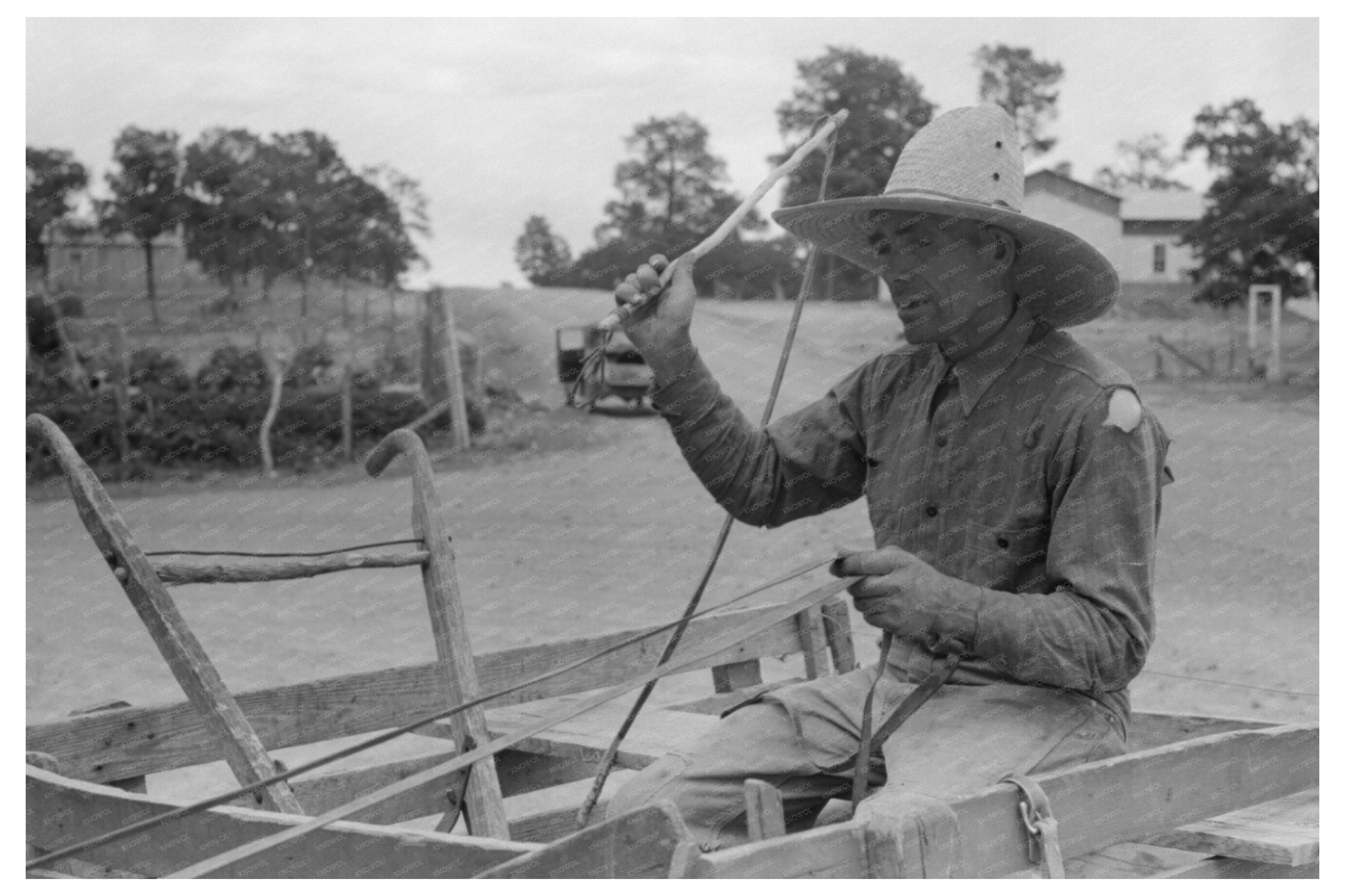 Mr. Leatherman in Pie Town New Mexico June 1940