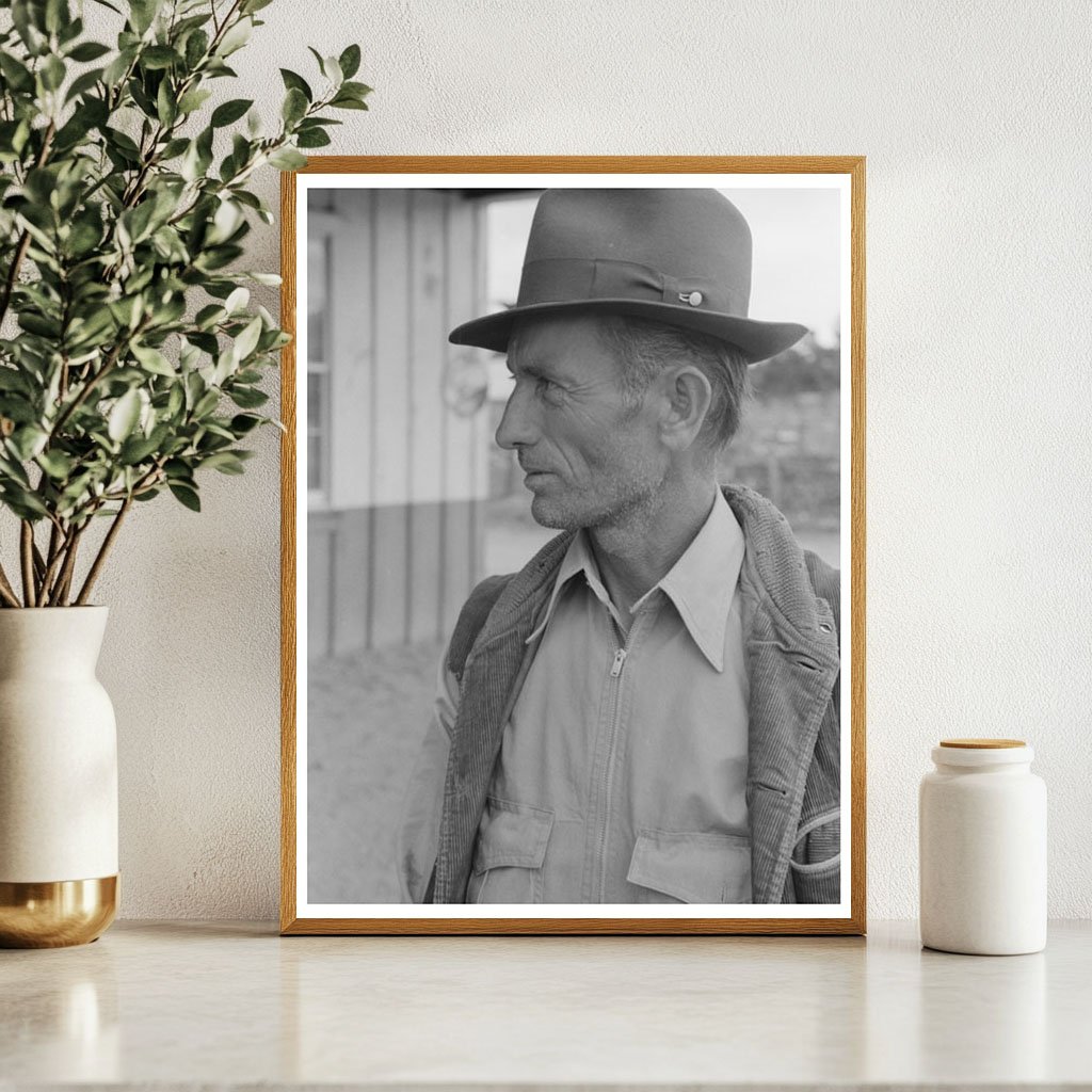 Farmer in Pie Town New Mexico June 1940 Vintage Photo