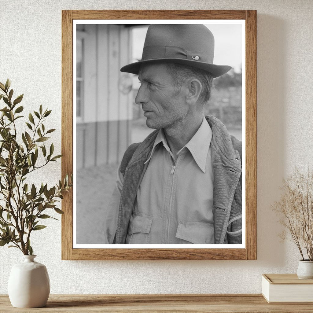 Farmer in Pie Town New Mexico June 1940 Vintage Photo