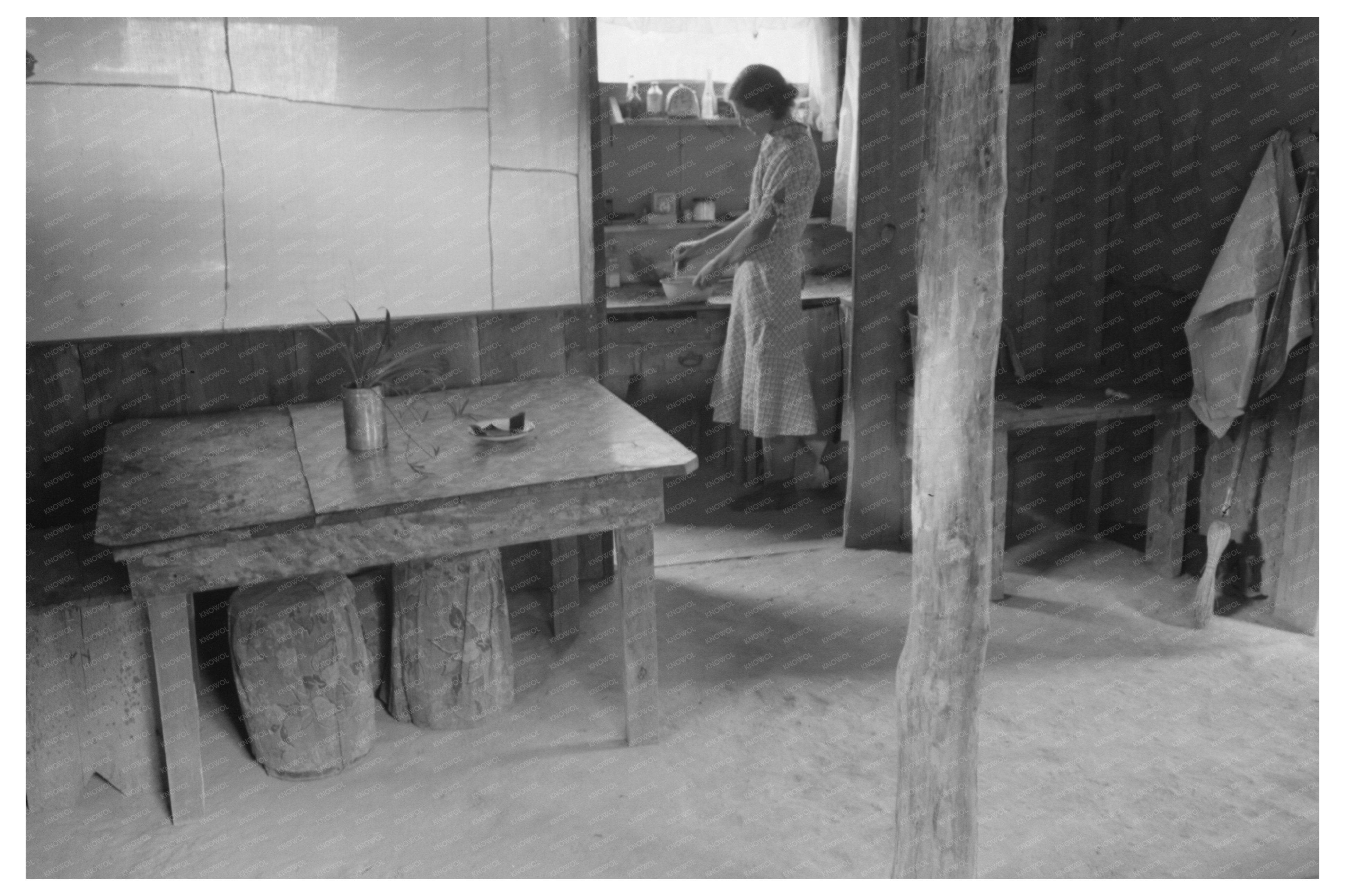 Mrs. Whinery in Kitchen Pie Town New Mexico 1940