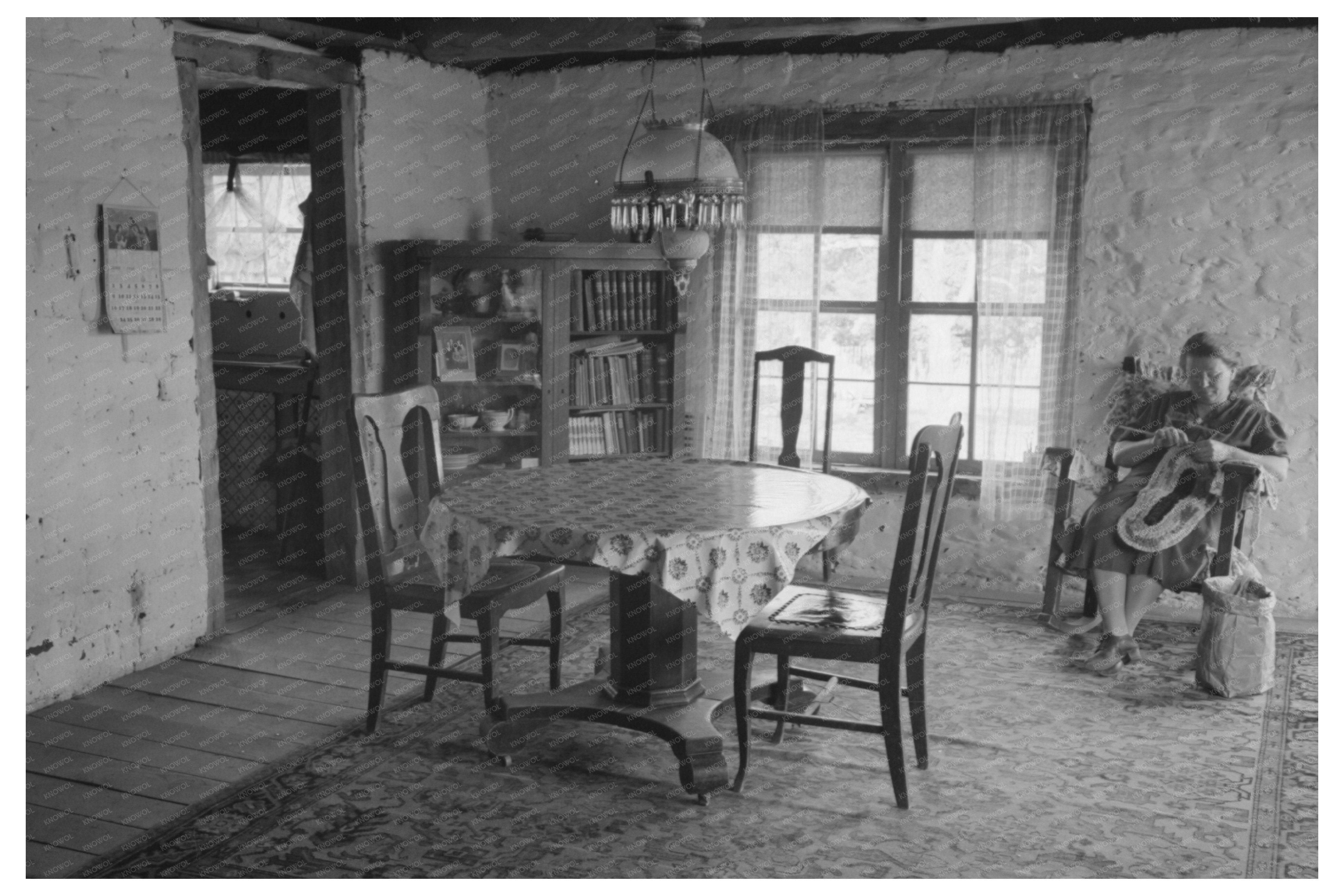 Dining Room in Pie Town New Mexico June 1940