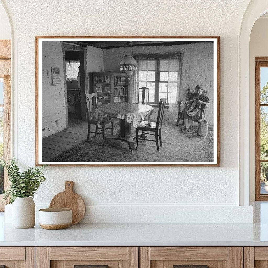 Dining Room in Pie Town New Mexico June 1940