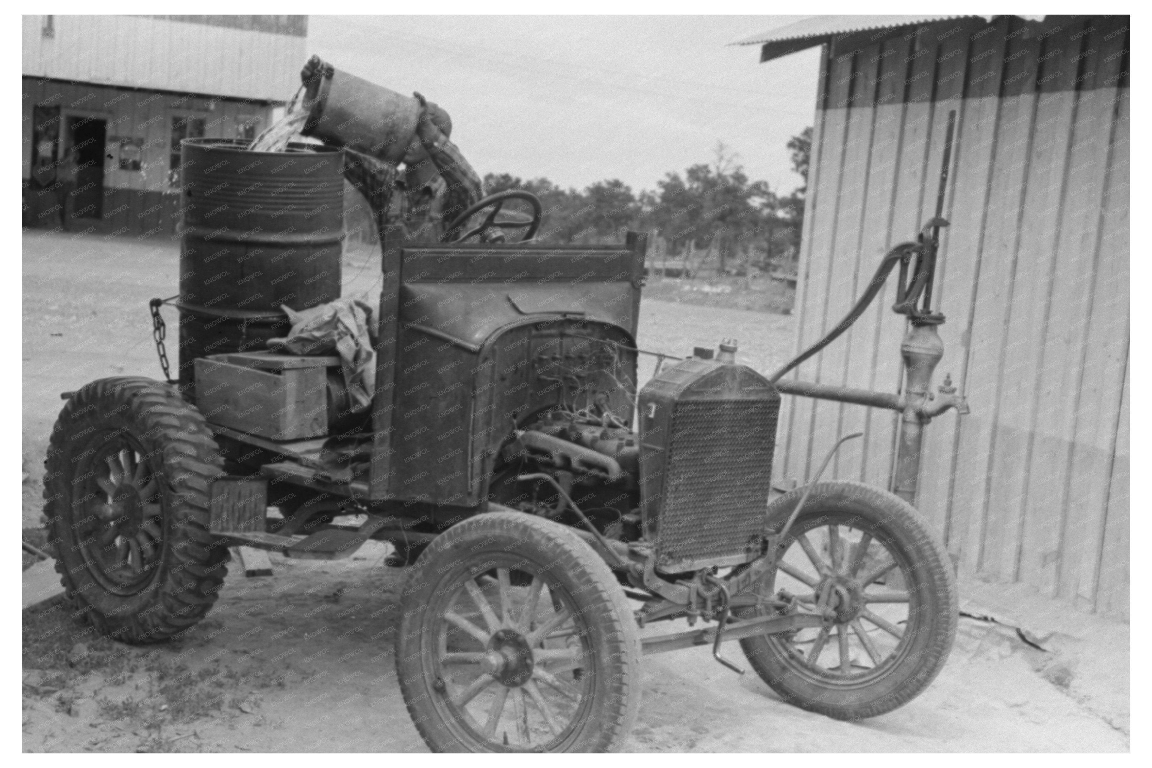 Homesteader Pumping Water in Pie Town New Mexico 1940