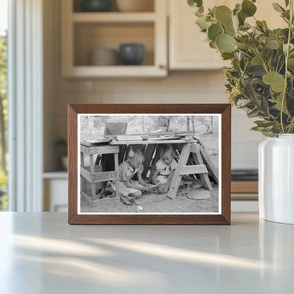 Whinery Children Playing at Home in Pie Town 1940