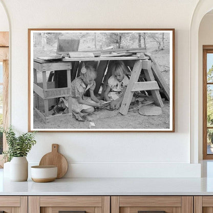 Whinery Children Playing at Home in Pie Town 1940