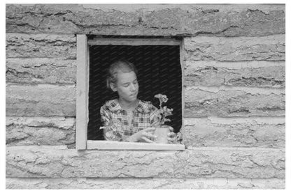 Jack Whinerys Daughter in Pie Town New Mexico 1940