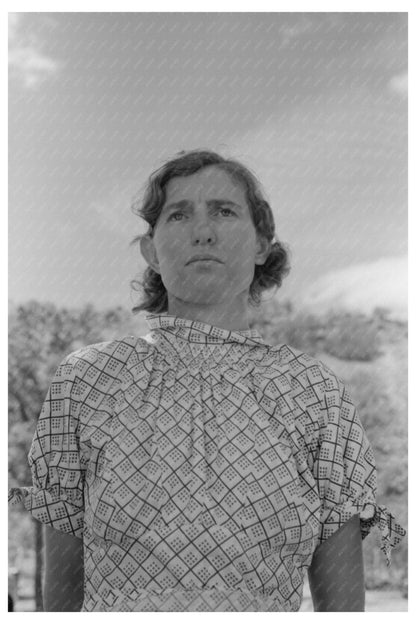 Mrs. Whinery in Pie Town New Mexico June 1940 Photo