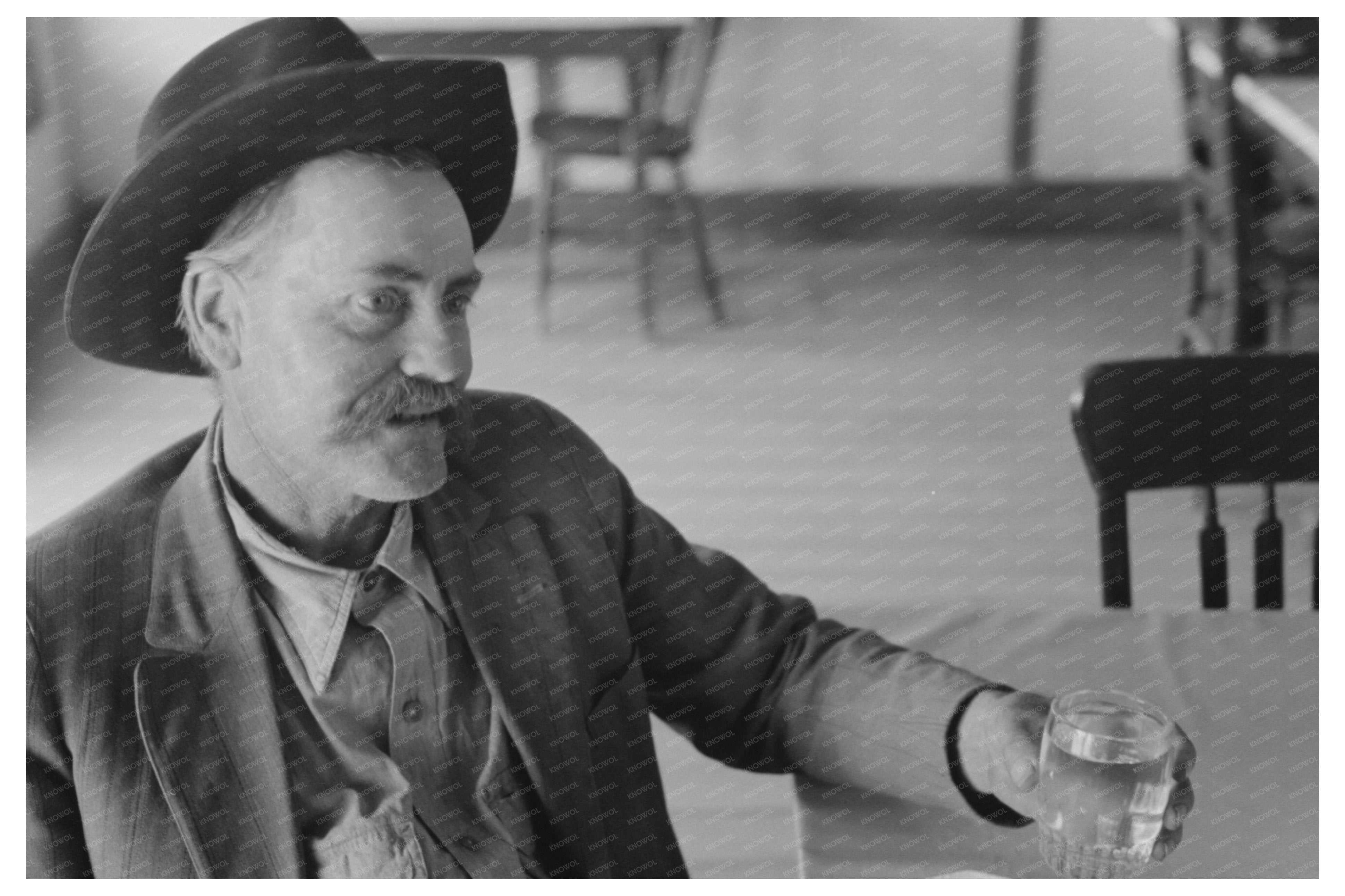 Farmer in Cafe Pie Town New Mexico June 1940