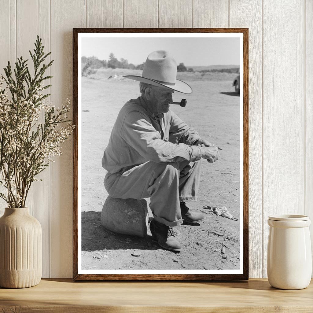 Vintage Photo of Water Witching and Cowboy Culture 1940