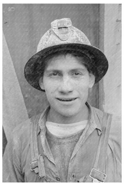 Miner at Work in Mogollon Gold Mine June 1940