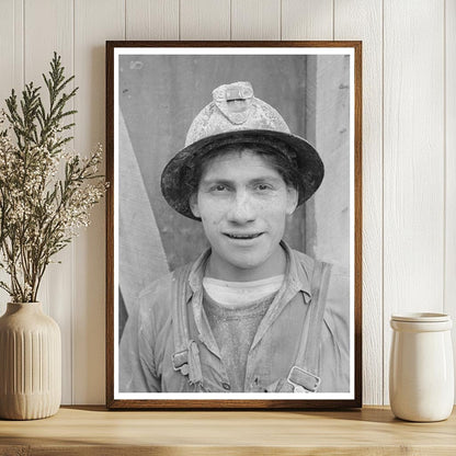 Miner at Work in Mogollon Gold Mine June 1940