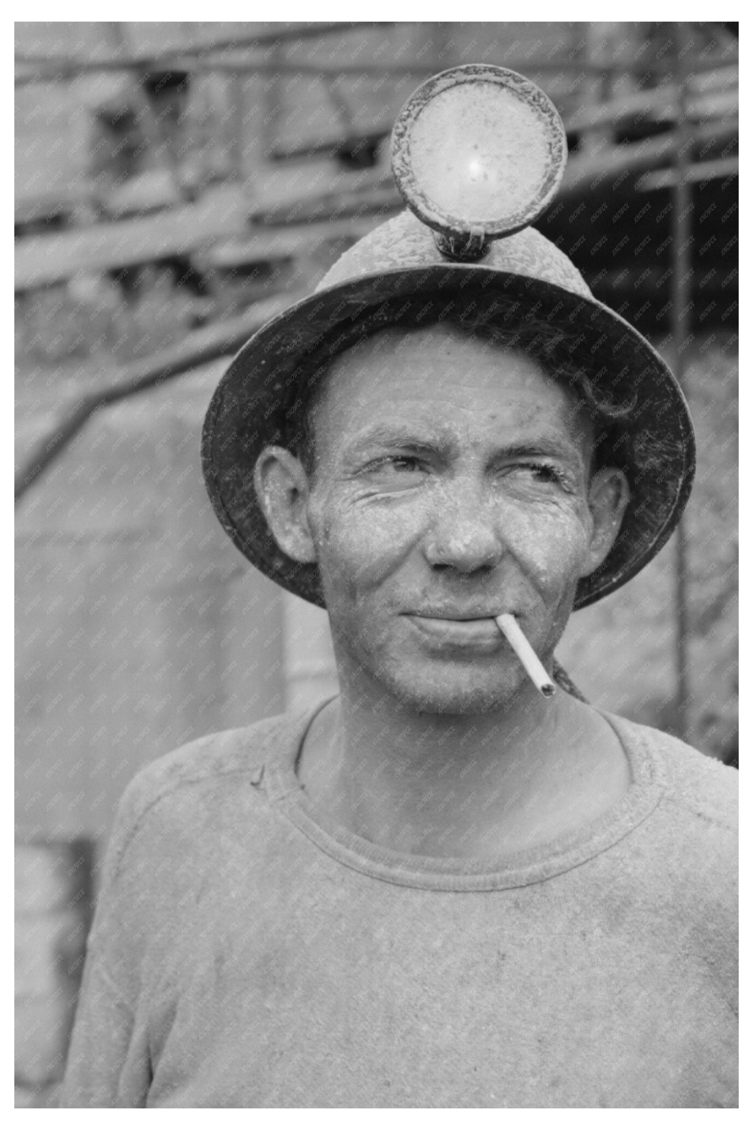 Miner at Workday End in Mogollon New Mexico 1940