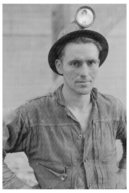 Mine Foreman in Mogollon New Mexico June 1940 Photo