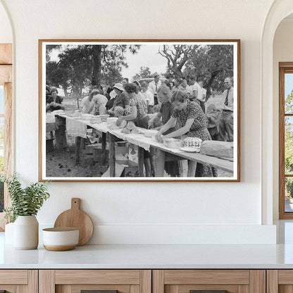 Community Gathering in Pie Town New Mexico 1940