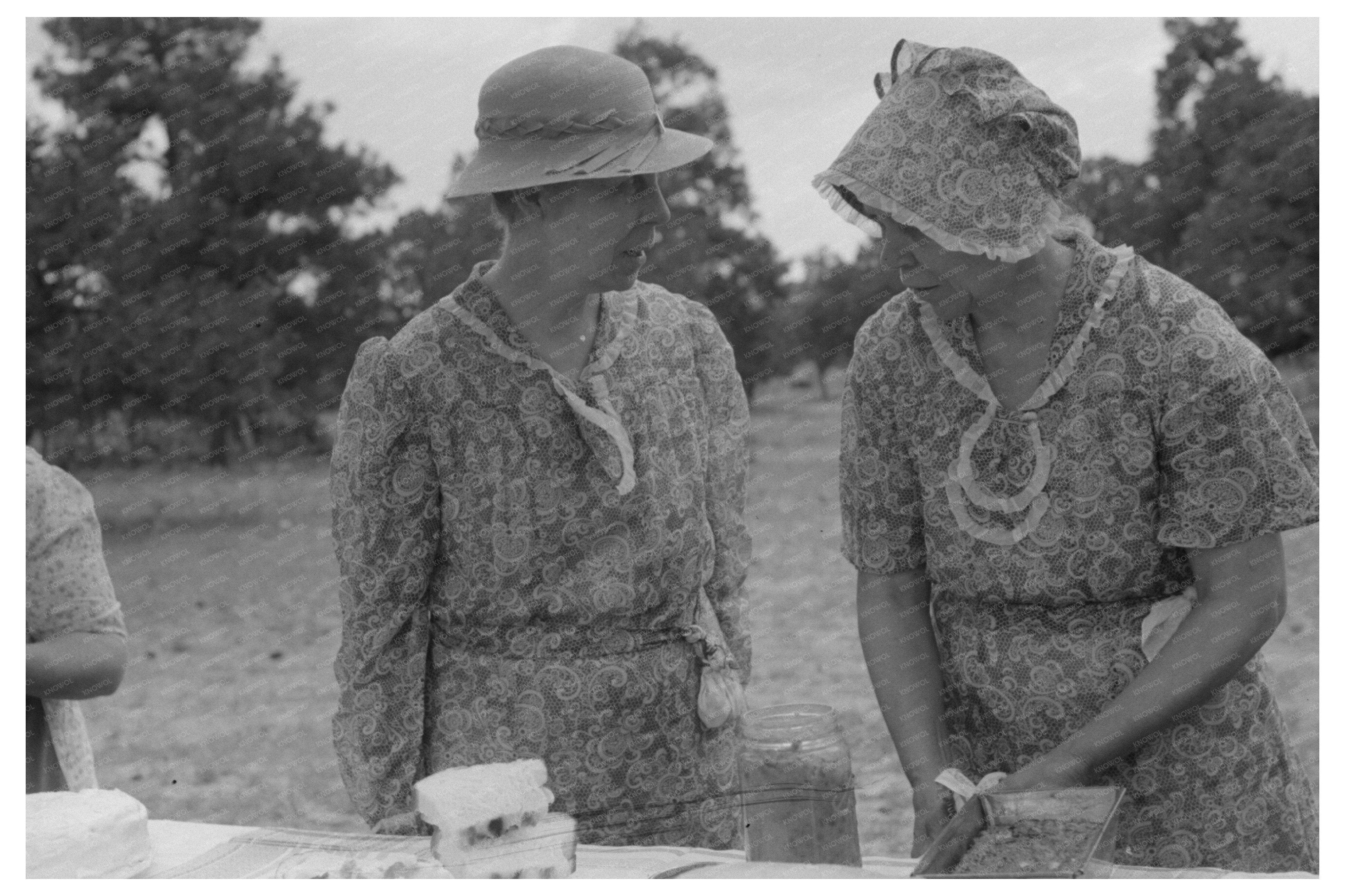 Farm Women Sing at Community Event Pie Town New Mexico 1940