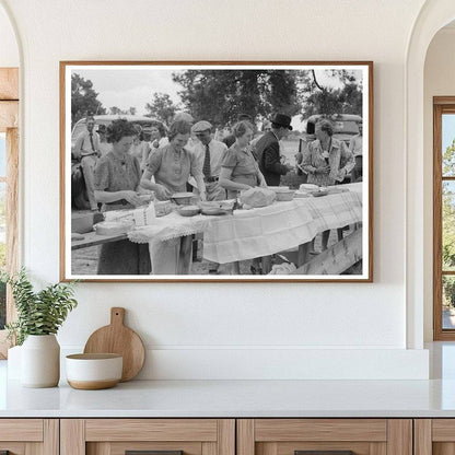 Community Dinner Preparation in Pie Town New Mexico 1940