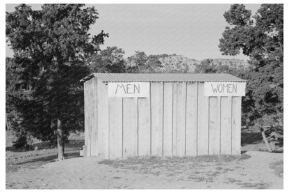 Public Privies in Pie Town New Mexico 1940