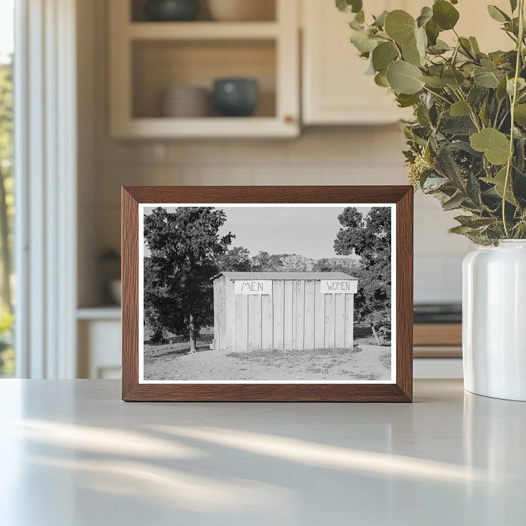 Public Privies in Pie Town New Mexico 1940