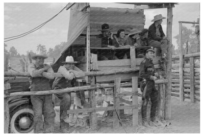 Judges at Rodeo in Quemado New Mexico June 1940