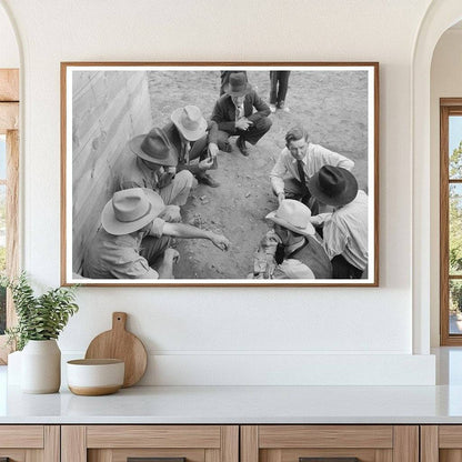 Cowboys at Rodeo in Quemado New Mexico June 1940