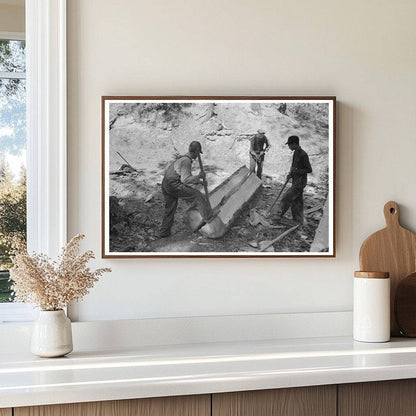 Log Splitting at Tie-Cutting Camp Pie Town New Mexico 1940