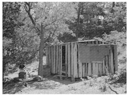 Tie Hewer Temporary Home Pie Town New Mexico 1940
