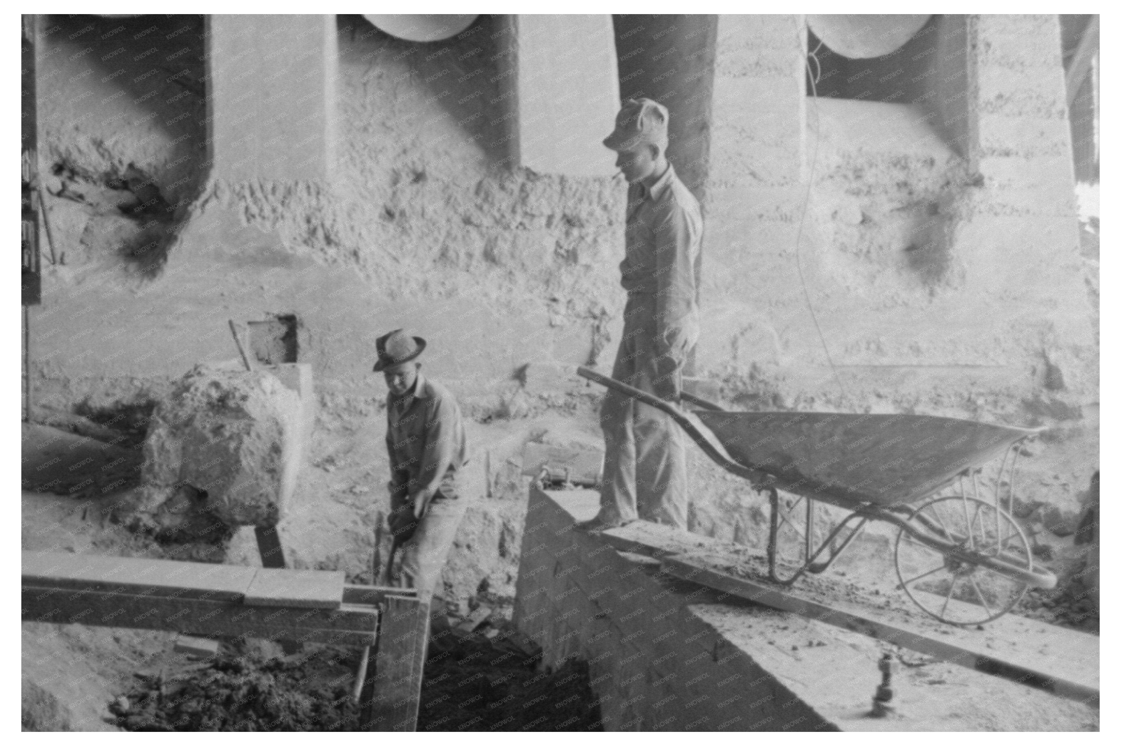 Workers at a Gold Mill in Mogollon New Mexico 1940