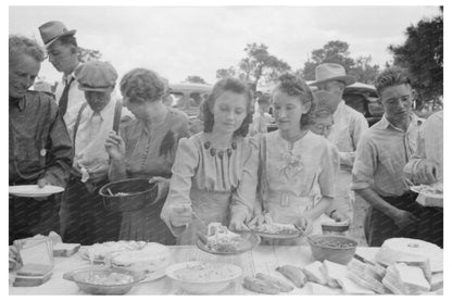 June 1940 Community Dinner and Sing in Pie Town New Mexico